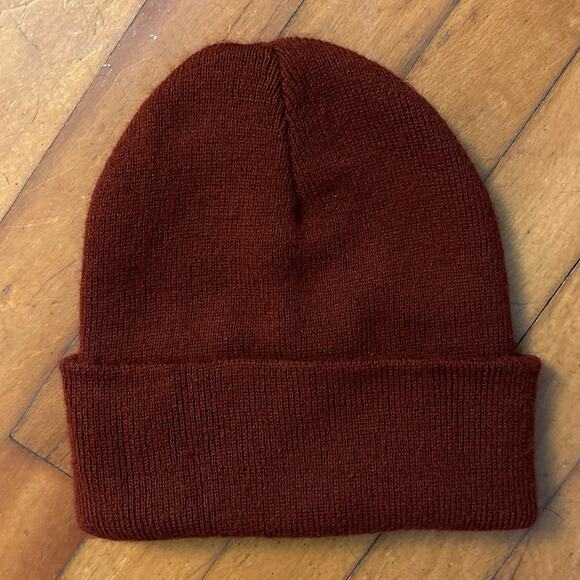 Carhartt A18 Acrylic Watch Hat Beanie Stocking Cap Rust OSFA One Size - Picture 2 of 3